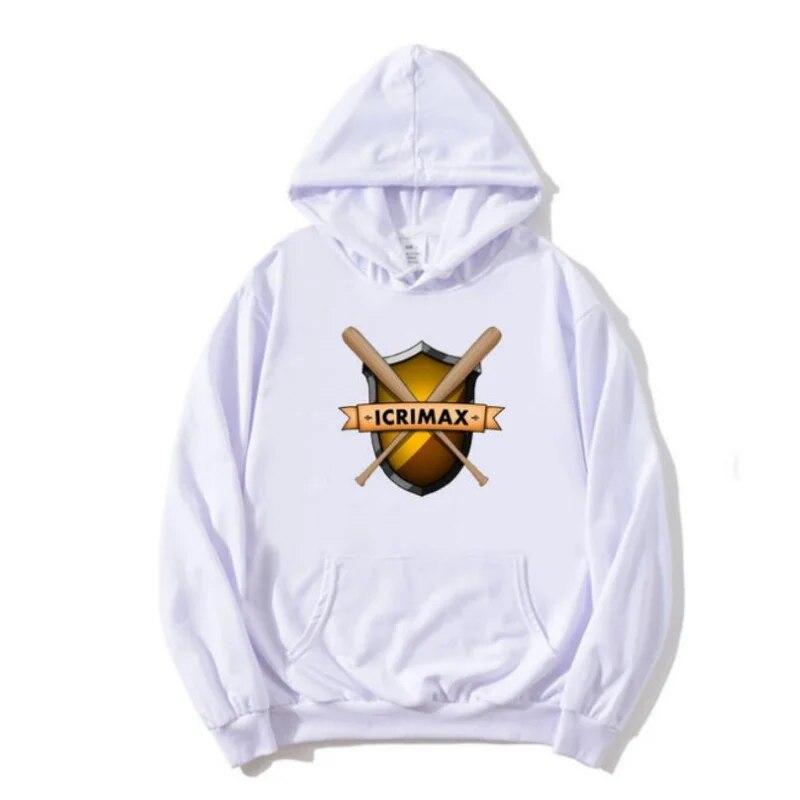 Icrimax Merch толстовка для женщин унисекс с капюшоном уличная одежда большие пуловеры с длинными рукавами Icrimax одежда для мальчиков и девочек-подростков