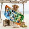 Soccer Fun Friends Personalized Text Beach Towel High Absorbency & Quick-Dry Perfect for Traveling Yoga Camping and Swimming