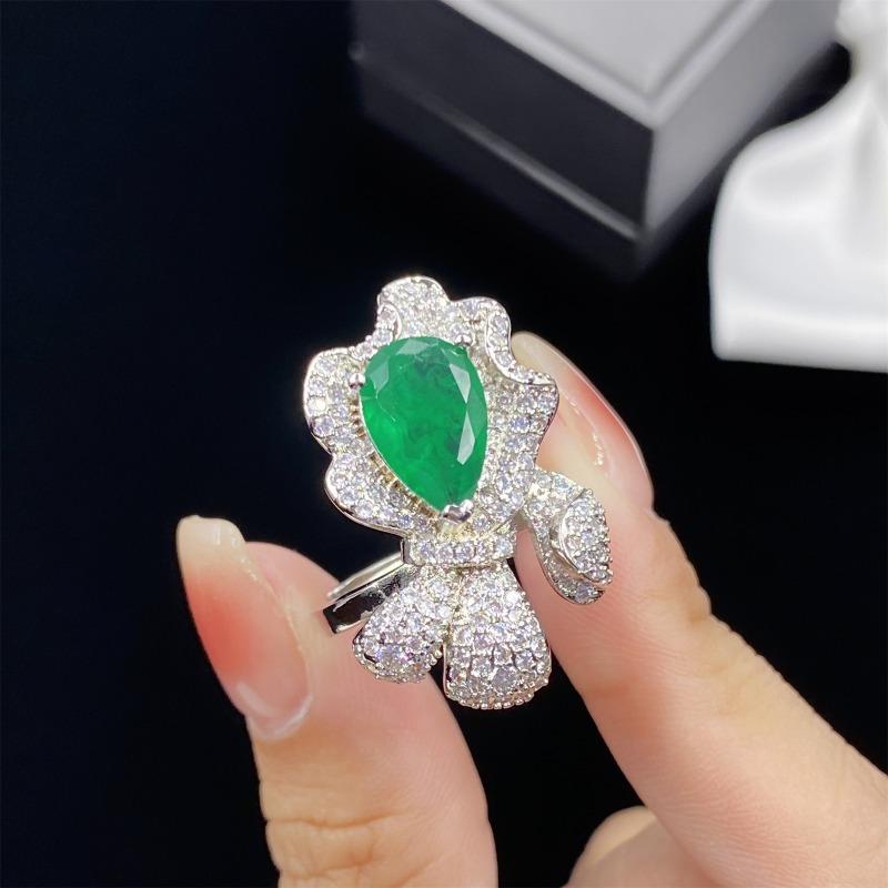 Sace Gems Классические кольца из медного сплава с цирконием, серьги, кулон, ожерелье, комплекты ювелирных изделий, подарки для свадебной вечеринки