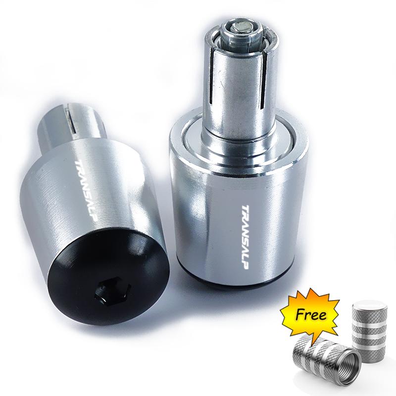Для Honda TRANSALP XL 600 650 700 V XL700V XL650V Мотоциклетные аксессуары CNC Ручка руля Ручки руля Торцевые заглушки руля