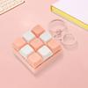 9 Keys Keyboard Fidget Toy Keychain Stress Relief Toys Finger Button Game Antistress Keycap Pendant for Children Adults Gift