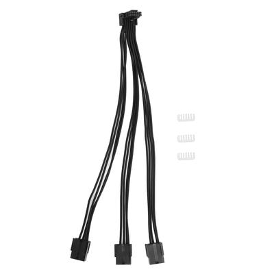 12VHPWR PCIE 5.0 Type A 90-градусный удлинительный кабель 12VHPWR 12+4Pin to 3x8Pin GPU-кабель для 3090Ti