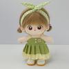 Strap Dress 20cm Cotton Doll Clothes Bow Hair Band Plush Doll Clothes  Doll Accessories