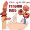 Фаллоимитатор Pangolin, специальные силикагелевые свечи, художественное моделирование, фаллоимитатор, силиконовый пенис для женщин, сильная присоска, мастурбатор, секс-игрушка для взрослых