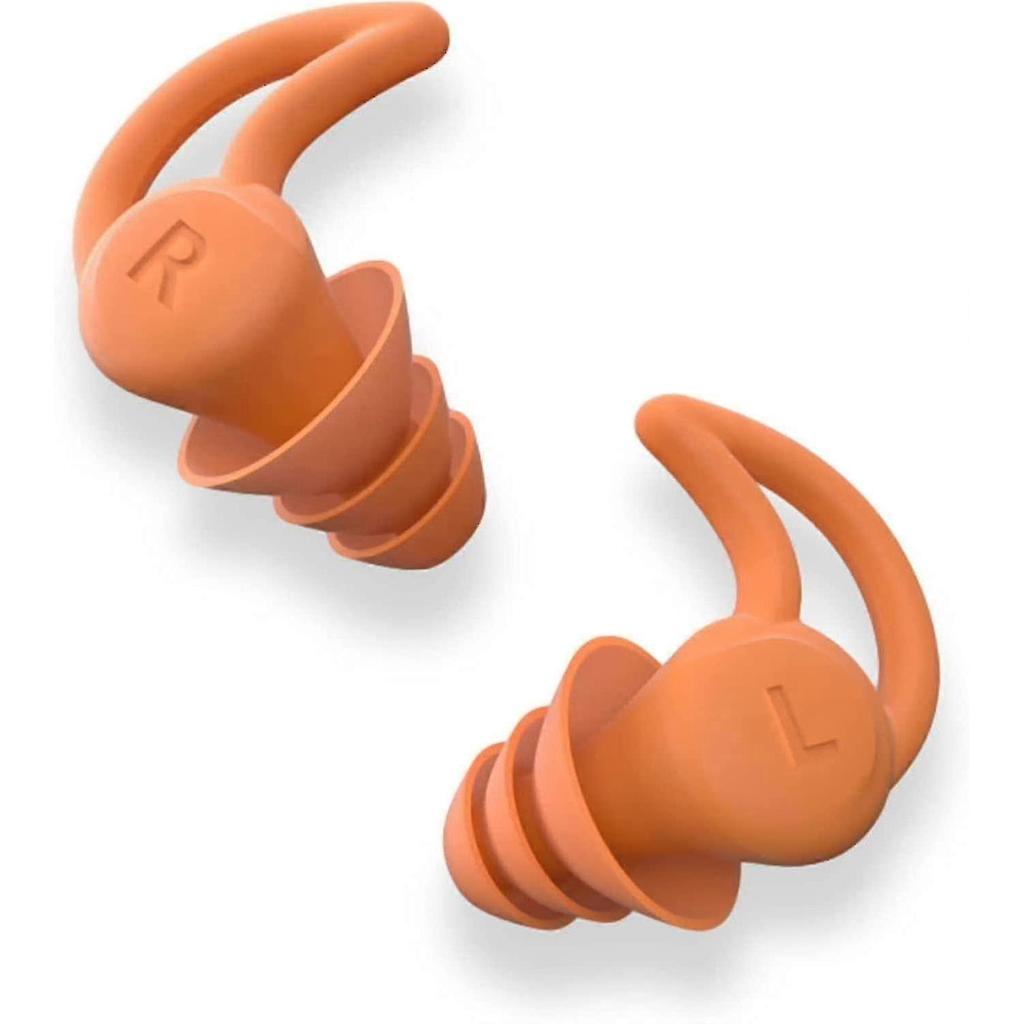 Quiet Noise Reduction Earplugs, Super Soft, Reusable Hearing Protection In Flexible Silicone For Sleeping, Noise Sensitivity