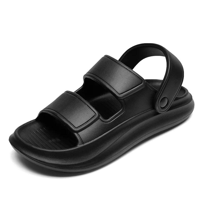 Летние мужские тапочки EVA Soft Platform Slides Sneakers Borken Sandals Casual Beach Shoes Platform Designer Comfort Slippers