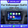 Android 12 Автомобильное радио для Volkswagen VW GOLF 6 2008 - 2016 2 Din GPS 4G Беспроводная Carplay Автоматические интеллектуальные системы Smart Autoradio