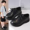 Toddler Boys and Girls Leather Shoes Formal Shoes Comfortable Lace-up School Uniform Shoes Loafers Flat Shoes Student Performance Shoes