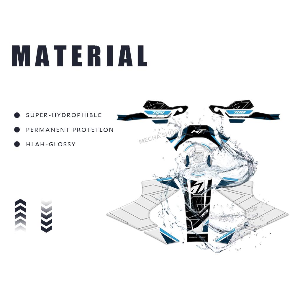 Для мотоцикла CFMoto 700MT ADV 2025 Накладка на бак 3D Гелевые Эпоксидная смола Наклейки Аксессуары