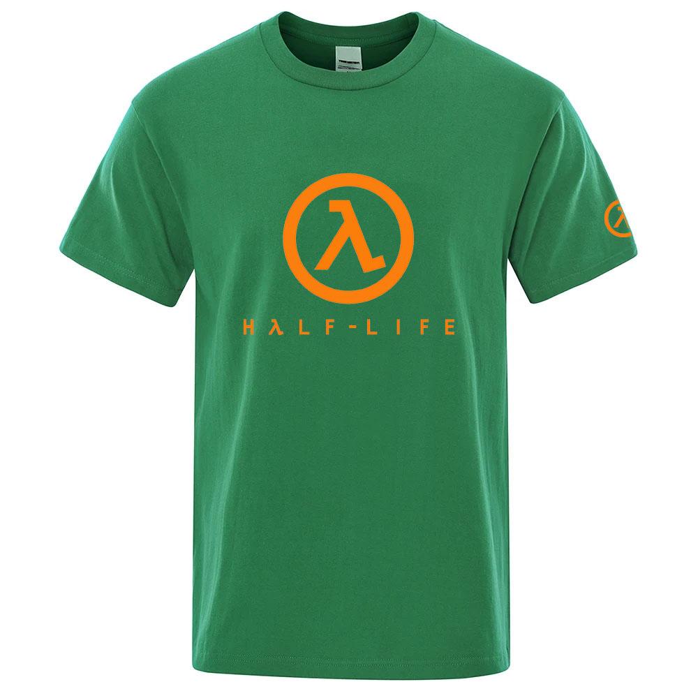 2025 Игра Half Life 1998 Лето Унисекс Круглый Вырез Повседневная Футболка Тонкий Хлопок Короткий Рукав Новая Модная Дышащая Футболка