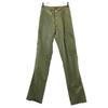 Unused Made In Japan Slim Dance Long Pants W27 Khaki Women Used