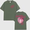 Rapper Omar Courtz Primera Musa 2025 Heart Graphic Tshirt Mens Clothing Hip Hop T Shirt Summer Top Oversized Tshirts Streetwear