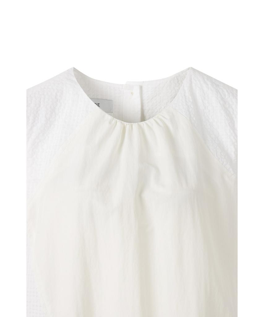 Recorde Seersucker Volume Dress Rqdam26546Ivx