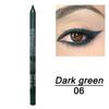 Waterproof Eyeliner Pencil Long Lasting Pigment Brown Black Glitter Eyeiner Pen for Women Fashion Color Eyes Make Up Cosmetics Blooming Eyeliner