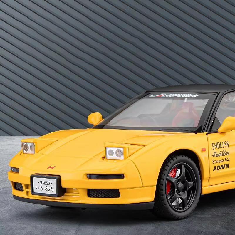 Новый 1:24 1990 Honda NSX NA1 Coupe литой мини-автомобиль из металла масштабная модель автомобиля со звуком и светом коллекция украшений детская игрушечная машинка подарок для мальчиков