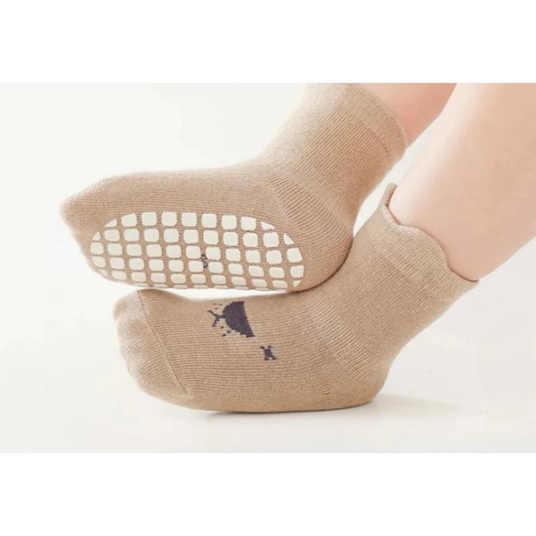 3/5 пар детских очаровательных носков с рисунком животных, нескользящие напольные носки, дышащие повседневные носки для мальчиков и девочек, детские носки для занятий в помещении