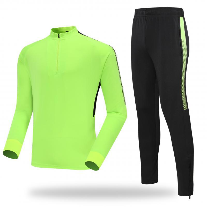 Футбольный Костюм Для Мальчиков И Девочек Осенне-Зимний Бархатный Костюм Тренировочная Одежда Форма Команды Футбольный Спортивный Повседневная Футболка