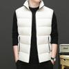 Жилет мужской осенне-зимний тренд утолщенный теплый однотонный жилет на хлопковой подкладке зимний мужской повседневный жилет куртка мужская