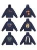 2025 Осень/Зима EVISU Унисекс Классическая Толстовка с Капюшоном - Высококачественный Принт