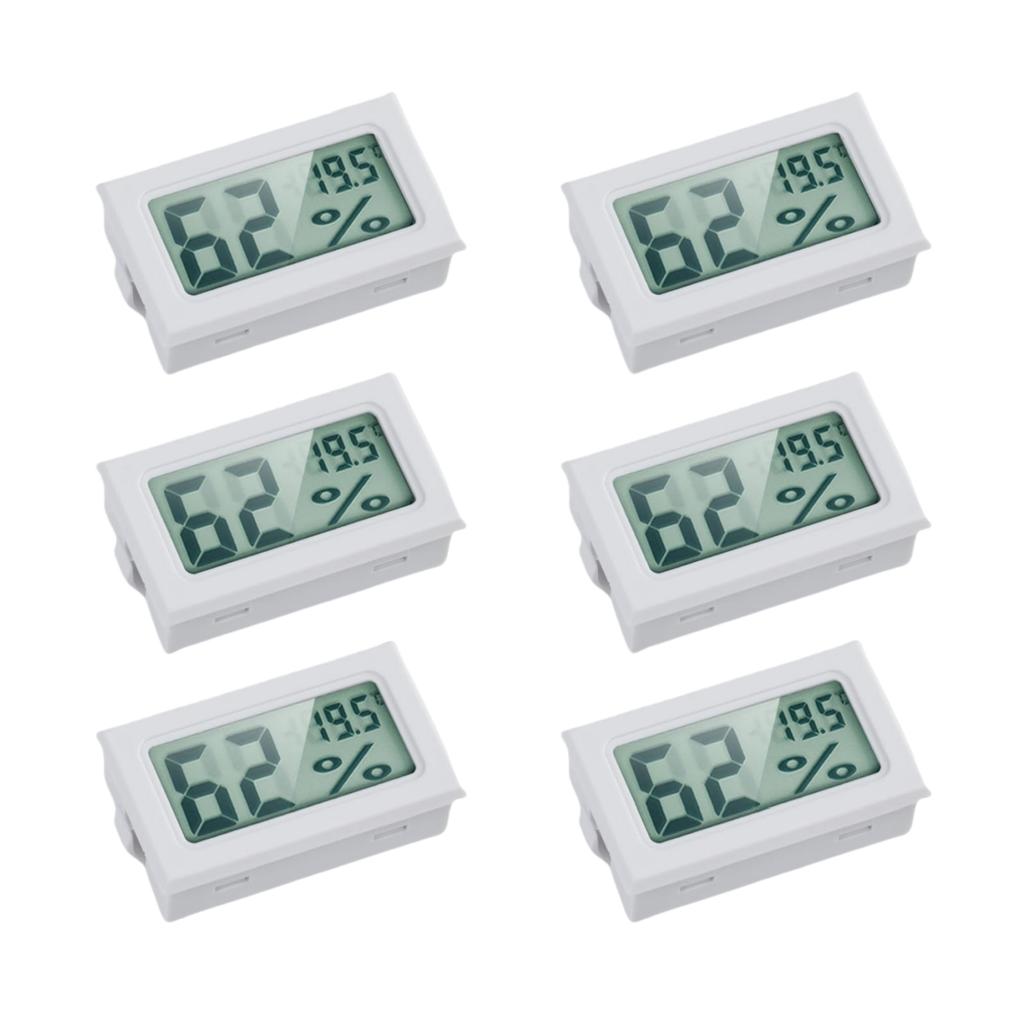 Мини цифровой гигрометр, термометр, ЖК-дисплей, измеритель температуры и влажности для хьюмидоров, теплиц, банок, гроутента, бокса, сада