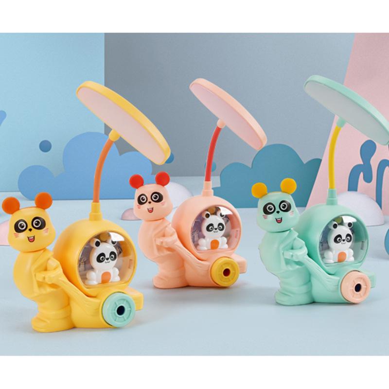 Cartoon LED Eye-Protection Rechargeable Desk Lamp & Night Light