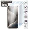 5PCS Protective Glass for iPhone 16 15 14 13 12 11 Pro Max Mini Plus Screen Protector for iPhone X XR XS SE 2020 2022 7 8 6 6S