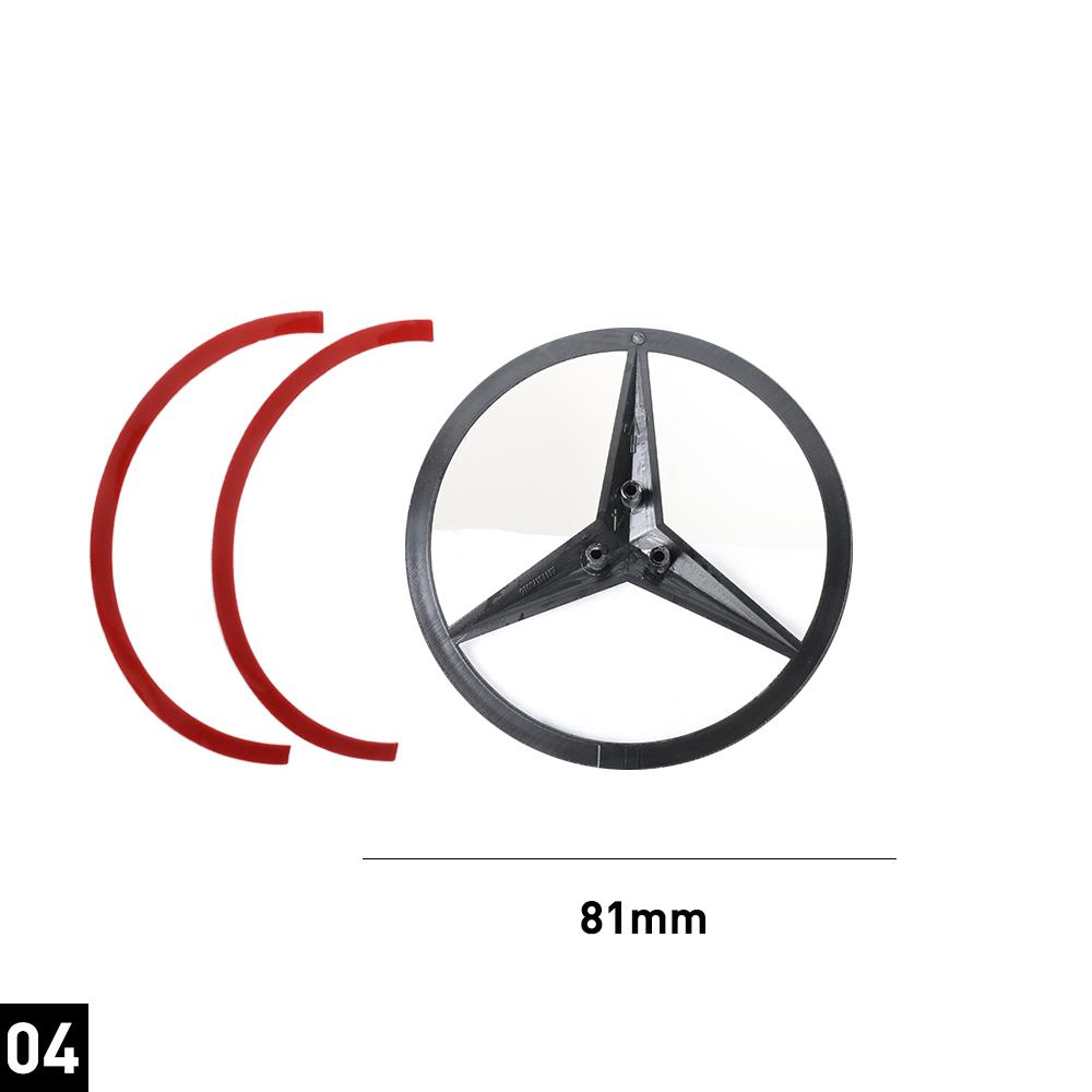 ABS Original Car Rear Trunk Badge Sticker Mercedes Emblem Snap Cover For Mercedes Benz CLA-class AMG 117 2013-2019 A1178170016