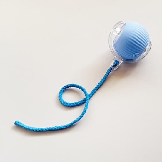 Интерактивная игрушка для кошек «катящийся мяч» Активируемая движением электрическая игрушка-мяч с длинным хвостом 3 режима Умная светодиодная игрушка для кошек для домашних кошек