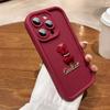 3D Letter Crown Bear Silicone Soft Phone Case For iPhone 15 16 Pro Max 14 13 12 11 XS XR 7 8 Plus Shockproof Candy Matte Cover