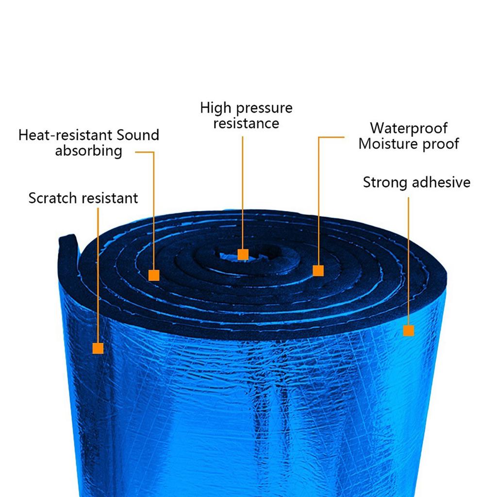 Коврик для звукоизоляции автомобиля толщиной 5 мм, автомобильный шумоизоляционный коврик для шумоизоляции и гашения вибрации