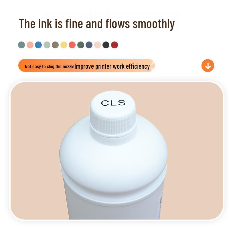High Whiteness DTF Heat Transfer White Ink for Textile Printers - Solvent-Based and Photo Printer Compatible