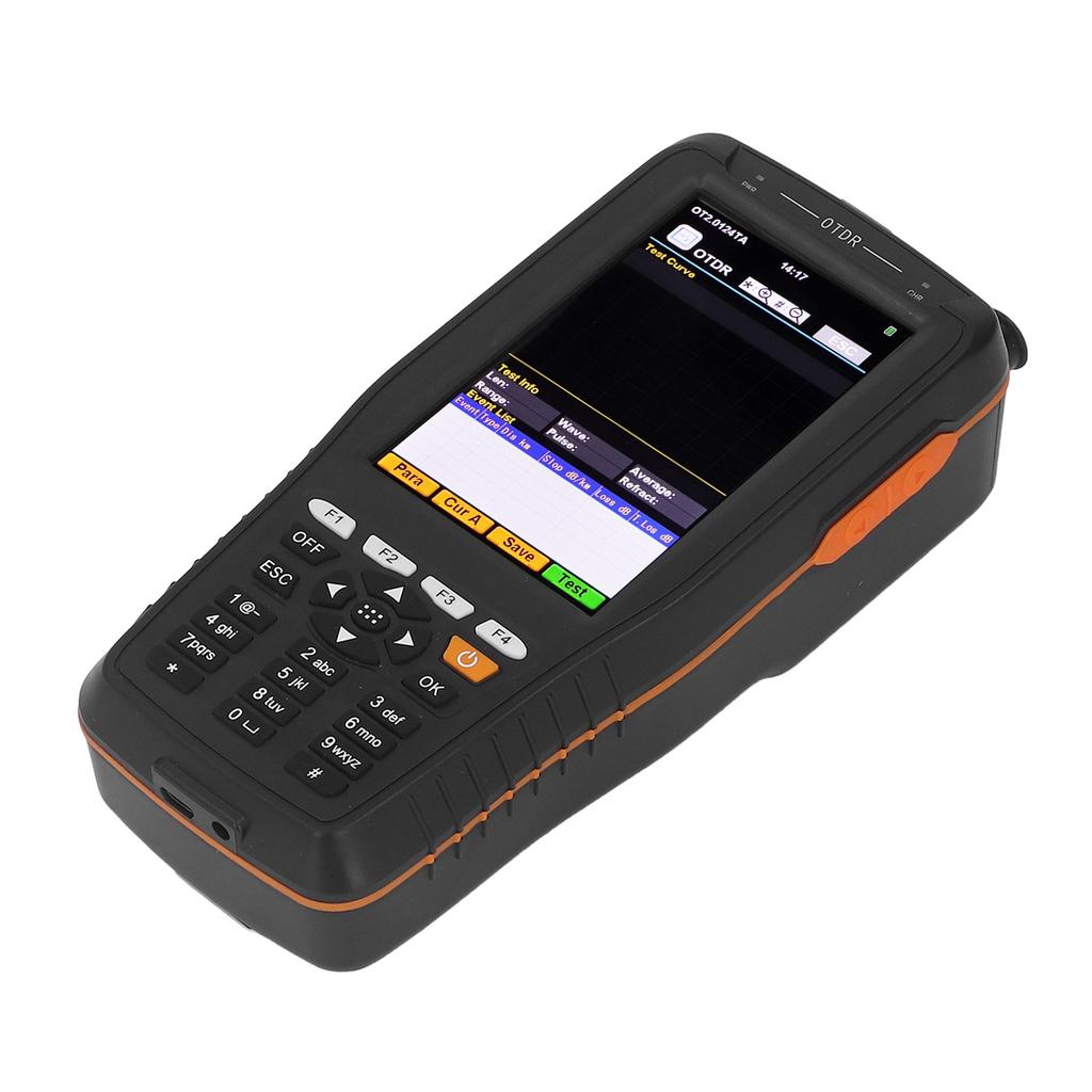 Optical Time Domain Reflectometer 0 To 60KM 4 In 1 OTDR Optic Fiber Tester 3.97in Screen 100‑240V EU Plug