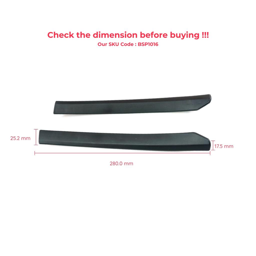 BSP1016 Fender Stone Guard Trim Mudguard Cover Chip Paint Protection Bar Front R L Side Set 8K0853823 24C for  A4 MK4 8K5 B8