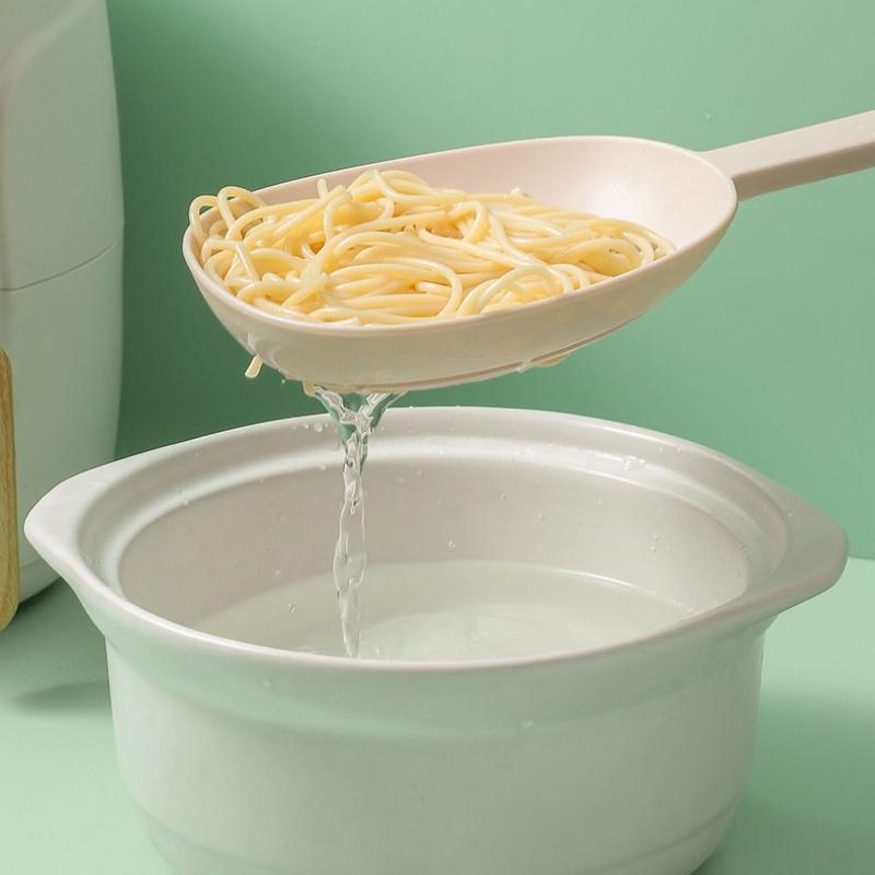 Кухонный дуршлаг, ложка для лапши, фильтр для клецок, макароны, длинная ручка, сливная ложка