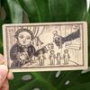52 карты Оракула Милдред Пейн Черного Колдовства Черно-белые изображения Гравюра Настольные игры для вечеринки 4*2,4 дюйма