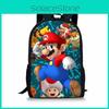 Двойной рюкзак Mario Super Shoulder из прочного материала с игривым узором