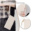 For Oppo A5x 5G Case PU Leather Wallet Stand Phone Cover with Crossbody Shoulder Strap