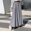 Mid To Long Knitted Midi Skirt for Women In Autumn and Winter, High Waist Long Yarn Skirt, High-end Temperament Big Swing Skirt