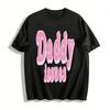 Винтажная футболка с графическим принтом 'Daddy Issues' Унисекс Свободная с круглым вырезом Повседневный топ с коротким рукавом Хлопковая футболка