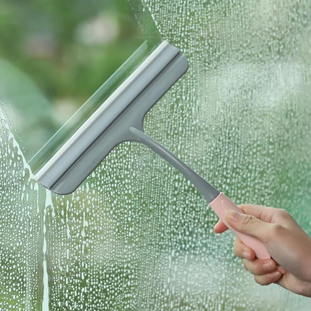 Silicone Scraper Wiper Durable For Window Glass Shower Door Kitchen Countertops Multi-Surface Car Glass Dewatering Cleaning Tool