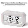 Alarm Clock 3 Sets Alarms Loud Time Temperature Calendar Week Display Snooze Electric Clock For Deep Sleepers Kids Elderly