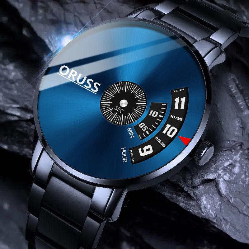 ORUSS New TOP Brand Luxury Men's Watch With Box Waterproof Calendar Men's Quartz Watches