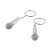Fashion Car Key Holder Personalized Pendent Key Chain Microphone Key Ring  Women Men