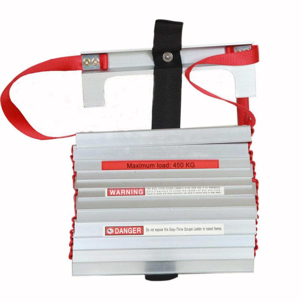 Высокопрочная веревочная пожарная лестница со стальным тросом и алюминиевым сплавом для безопасности дома