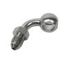 Stainless Steel 3/8" 10mm AN3 90 Degree Banjo Brake Line Adaptor Fitting For Harley Touring Road King FLHX FLHT Sportster