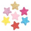 80Pcs Glitter Leather Patches Star Shape Appliques for Crafts Clothes Stick On DIY Hair Clips Scrapbooking Decor Accessories