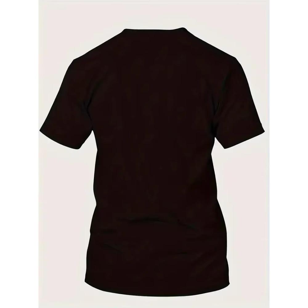 Мужская хлопковая футболка с круглым вырезом и графическим принтом мультяшного плюшевого мишки, удобная футболка на каждый день для отдыха, мужская одежда, топ