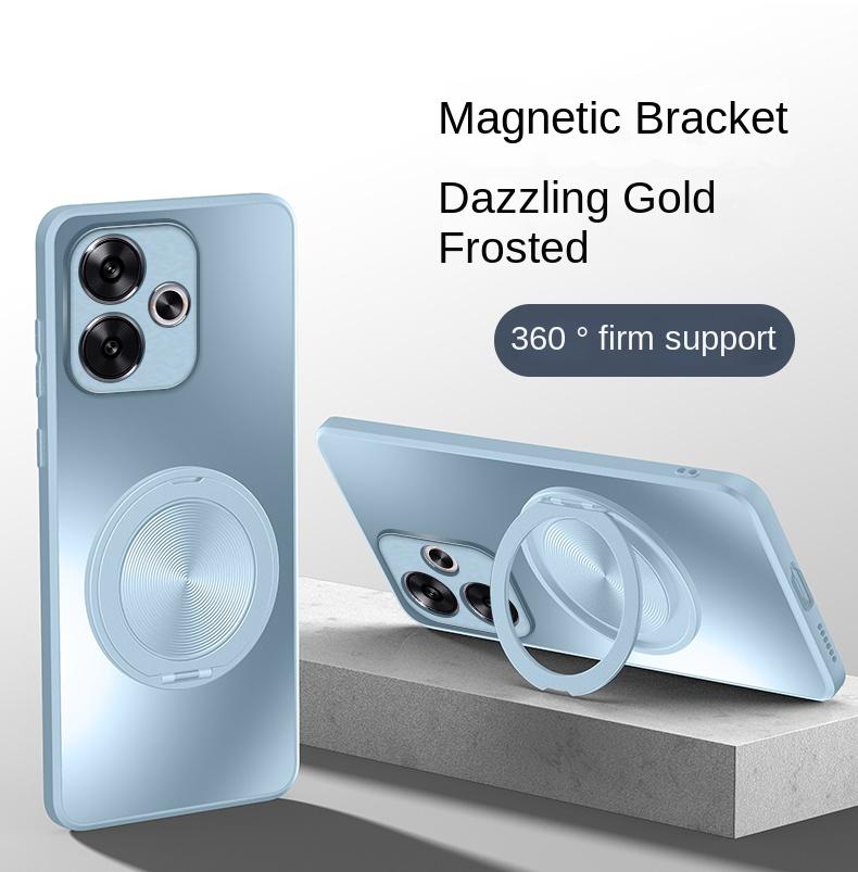 Для OPPO Realme GT 6 6T чехол жесткий AG матовый с кольцом магнитный защитный чехол для OPPO Realme GT Neo 6 Se Neo6 Shell