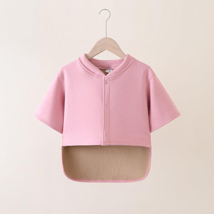 Бархатный кардиган для беременных: Защита плеч и талии, Короткий рукав, Теплая пижама для осени и зимы