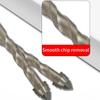 5 шт. Сверла по плитке, мрамору, керамике и бетону с шестигранным хвостовиком, четырехзаходные, зубчатые, эксцентриковые спиральные